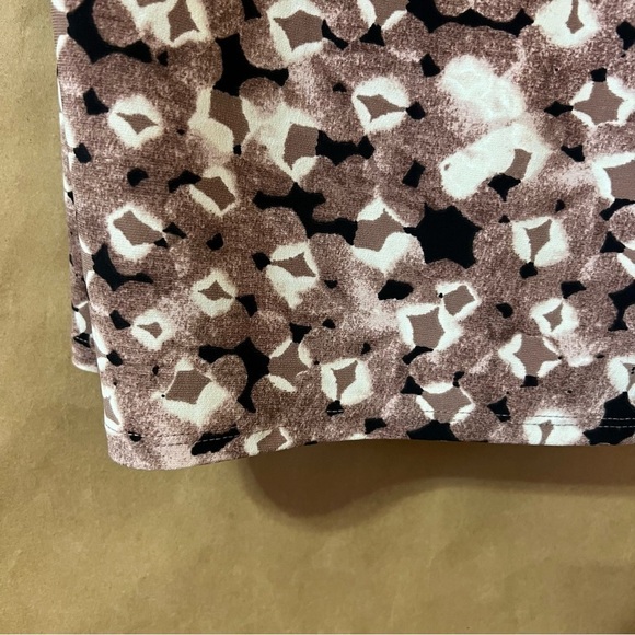 Open Edit | NWT Patterned Square Neck Mini Slip Dress Stretch Size M - Picture 7 of 9